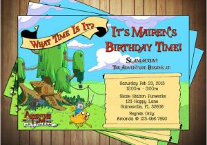 Adventure Time Party Invitation Template Novel Concept Designs Adventure Time Invitations