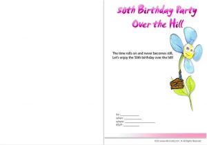 Affordable 50th Birthday Invitations 7 Marvellous 50th Birthday Party Invitations Free