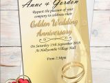 Affordable 50th Birthday Invitations Templates Photo Invitations for Th Wedding Anniversary Als