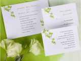 Affordable Modern Wedding Invitations Modern Green Wind Bell Printable Online Wedding