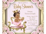 African American Baby Shower Invites African American Princess Baby Shower Invitation