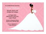 African American Bridal Shower Invitations African American Bridal Shower Invitation