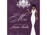 African American Bridal Shower Invitations Love and Lace African American Shower Invitations