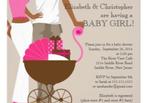 African American Couple Baby Shower Invitations African American Carriage Couple Baby Shower Invitation