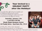 After Christmas Party Invitations Delaware Valley Chapter Of the Nhf