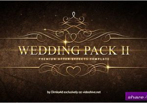 After Effect Wedding Invitation Template Free Download Wedding Pack Ii after Effects Project Videohive Free