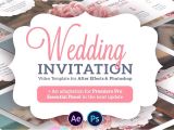 After Effect Wedding Invitation Template Wedding Invitation after Effects Template Youtube