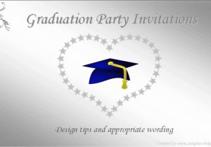 After Graduation Party Invitations 10 Best Images Of Graduation Party Invitation Wording