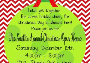 After the Holidays Party Invitations Christmas Open House Invitation Holiday Party Invitation