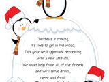 After the Holidays Party Invitations Penguin S Igloo Christmas theme Card is Flat with
