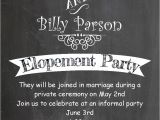 After Wedding Party Invitations after the Wedding Party Invitations or Elopement Party