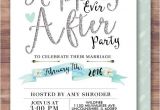 After Wedding Party Invitations Happily Ever after Invitation Boho Wedding Shower