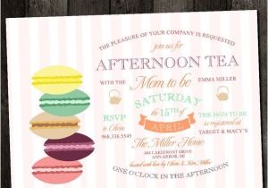 Afternoon Tea Baby Shower Invitations Baby Shower Invitation afternoon Tea with the Mom to Be