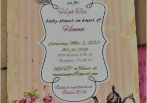 Afternoon Tea Baby Shower Invitations Turtlecraftygirl High Tea Baby Shower Invitations