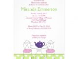 Afternoon Tea Bridal Shower Invitation Wording afternoon Tea Invitation Wording