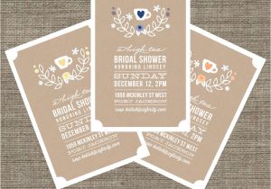 Afternoon Tea Bridal Shower Invitation Wording Item Details