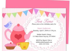 Afternoon Tea Party Invitation Ideas afternoon Tea Party Invitation Party Templates Printable