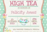 Afternoon Tea Party Invitation Ideas High Tea Invitation Printable for Bridal by