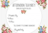 Afternoon Tea Party Invitation Template afternoon Tea Invitation Free