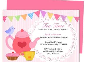 Afternoon Tea Party Invitation Template afternoon Tea Party Invitation Party Templates Printable