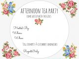 Afternoon Tea Party Invitation Template Free Printable High Tea Invitation orderecigsjuice Info