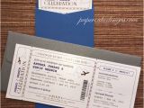Airline Ticket Wedding Invitation Template Free Boarding Pass Airline Ticket Invitation Diy Printable Pdf