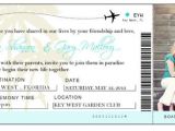Airline Ticket Wedding Invitation Template Free Diy Airline Ticket Invitation