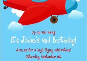 Airplane Birthday Invitation Template Airplane Birthday Invitations Ideas Free Printable