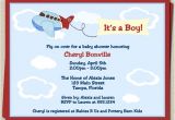 Airplane themed Baby Shower Invitations Airplane Baby Shower Invitations for Plane or by