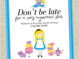 Alice and Wonderland Baby Shower Invitations Alice In Wonderland Invitations Baby Shower by Miragreetings
