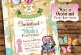Alice In Onederland Birthday Invitations Alice In Ederland Invitation Alice In Wonderland