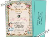 Alice In Onederland Birthday Invitations Alice In Wonderland First Birthday Invitation Ederland