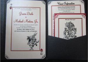 Alice In Wonderland Wedding Invitation Template 30 Best Images About Alice Invites On Pinterest
