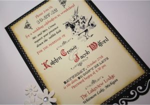 Alice In Wonderland Wedding Invitation Template Alice In Wonderland Wedding Invitation Vintage In Appearance