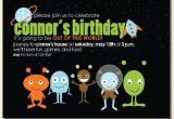Alien Birthday Invitations Space Aliens Birthday Party Invitation You Print