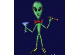 Alien Birthday Party Invitations Funny Cool Alien Party Invitation Card Design Zazzle