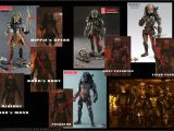 Alien Vs Predator Birthday Invitations Predator 2 Hot toys Lost Predator 16 Scale Movie