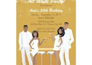 All White Party Invitation Wording All White Party Invitation African American