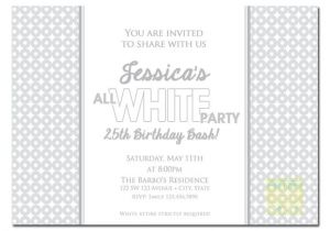 All White Party Invitation Wording All White Party Invitation White Party Invitation Summer