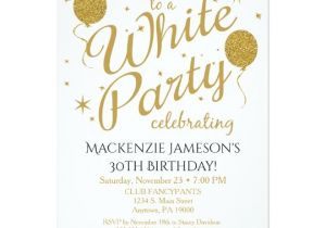 All White Party Invitation Wording White Party Invitation All White Party Invite Zazzle Com