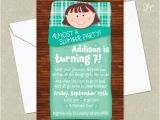 Almost Sleepover Party Invitations Girls Almost A Slumber Party Birthday Party Invitation