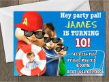 Alvin and the Chipmunks Birthday Party Invitations Birthday Invitation Templates Alvin and the Chipmunks