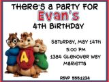 Alvin and the Chipmunks Birthday Party Invitations Birthday Party Invitations Amazing Alvin and the