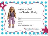 American Girl Doll Birthday Party Invitations American Girl Party Invitations American Girl Ideas