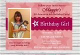 American Girl Doll Party Invitations Items Similar to American Girl Birthday Party Invitation