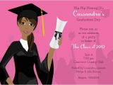 American Greetings Graduation Invitations Grad Girl African American Graduation Invitations by
