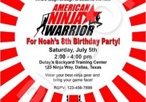 American Ninja Warrior Birthday Invitation Template 60 Best Images About American Ninja Warrior Birthday Party