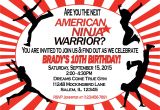American Ninja Warrior Birthday Invitations Free American Ninja Warrior Invitation Sweetdesignsbyregan