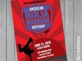 American Ninja Warrior Birthday Invitations Ninja Warrior Invitations Ninja Warrior Party Anw