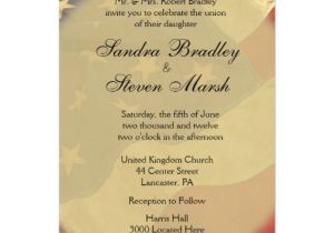 American Stationery Wedding Invitations American Flag Wedding Invitations Zazzle